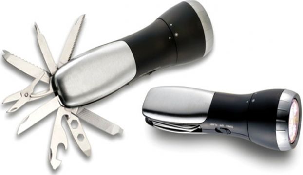 Multi-Tool Flashlight, Led Flashlight Tool, Knife Flashlight